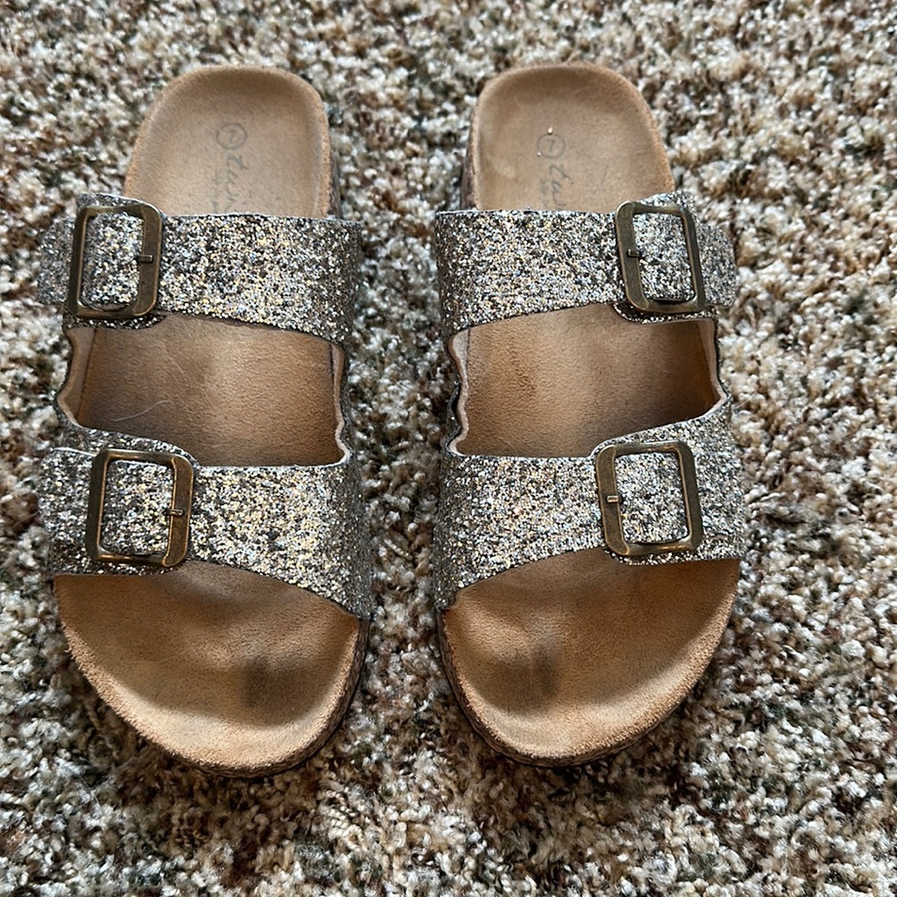 Glitter Sandals
